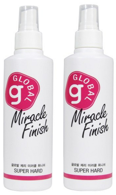 새한글로벌 체리 미러클 휘니쉬 헤어스프레이, 240ml, 2개