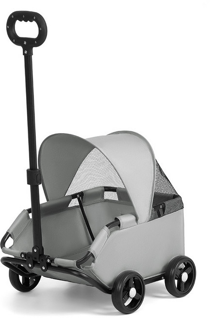 TWIO 소형 카트 강아지 고양이 접이식 아웃도어 경량 트롤리 강아지 고양이 카트