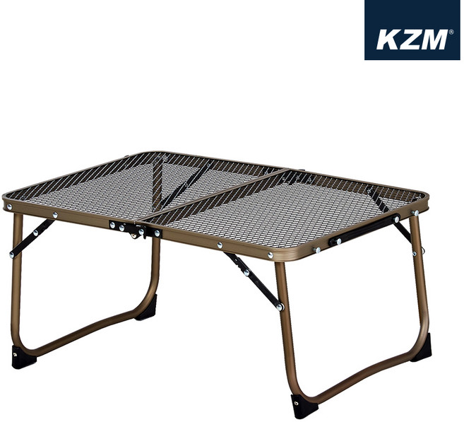 카즈미 아이언메쉬 피크닉 캠핑 테이블 K9T3U013