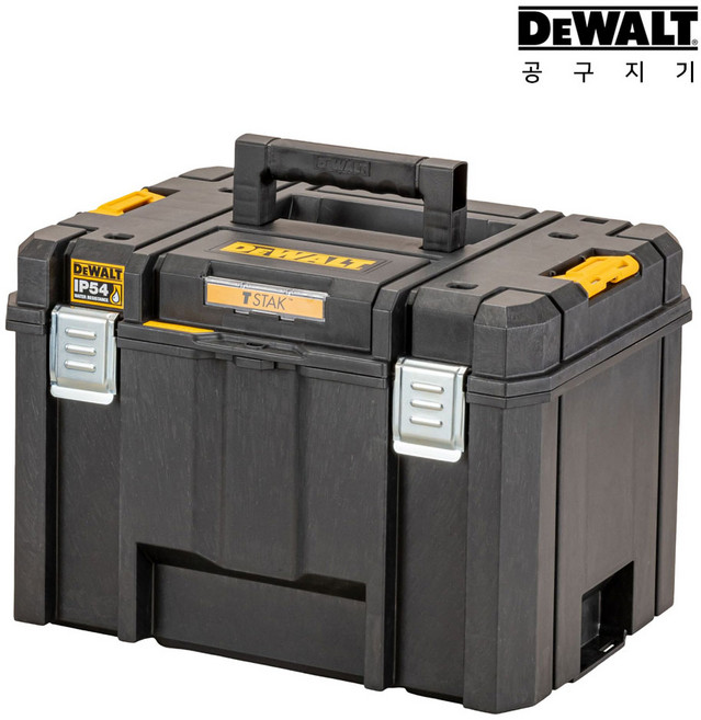 디월트 티스텍 공구함 대형 공구통 IP54 방진방수 키트박스 DWST83346-1, 1개
