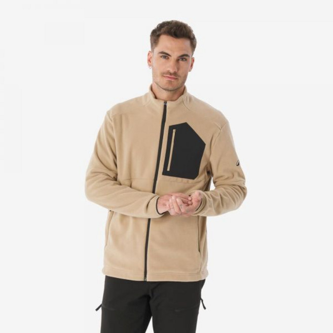 데카트론 남성 등산 풀집 포켓 플리스 재킷 MH500 8917647