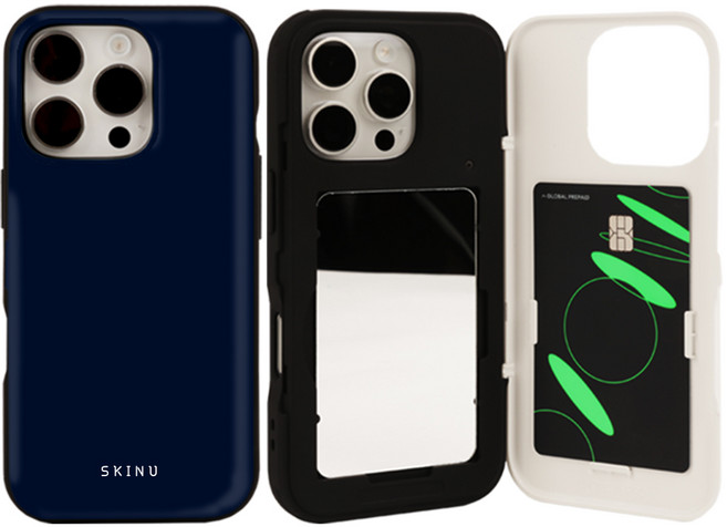 스키누 NEW유레카 카드3장 수납 범퍼케이스ver.2