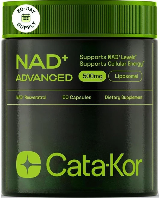 Cata-Kor 리포조말 리포솜 Liposomal NAD 어드밴스드 레스베라트롤 60캡슐, 1개, 60정 - 쿠팡