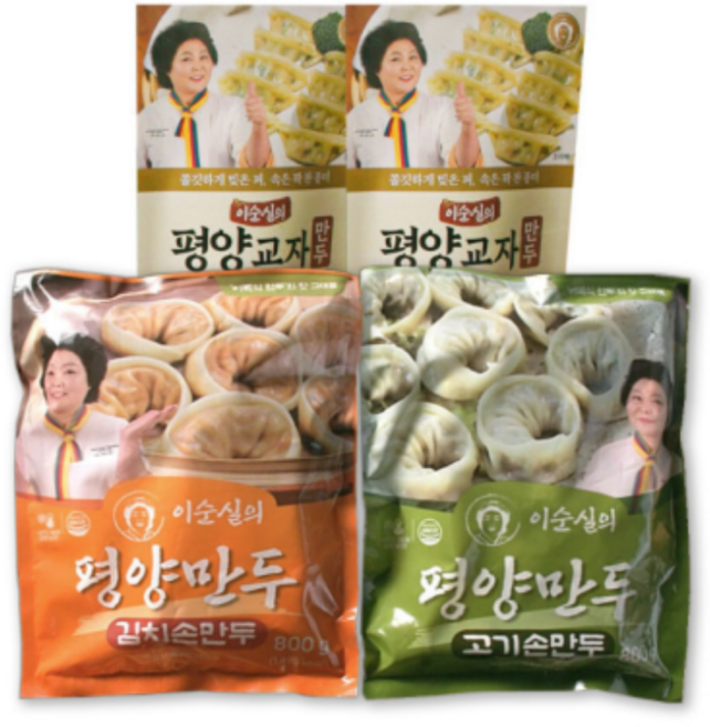평양만두 이북식 평양 고기 김치 만두 전골 국 탕 왕만두 손만두 밀키트 평양 만두 1세트, 800g