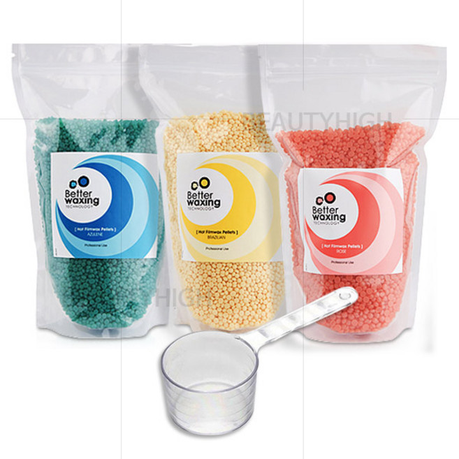 (종택)베럴왁싱 하드구슬(왁스1kg+계량컵) 굵은모 넓은부위, 03_(계량스푼 증정)브라질리언1kg, 10kg, 1개