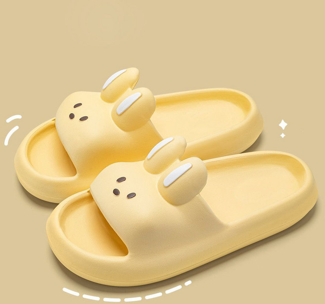 곰돌이샵 말랑말랑 귀여운 몽실 토끼 EVA 슬리퍼 발편한 쿠션 실내화