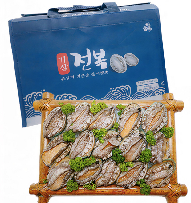 [선물용] 전복 선물세트 명품 프리미엄, 1세트, 1kg (특특대, 7미)