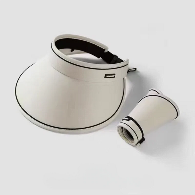 라온샵 여성 썬캡모자 접이식 자외선차단 햇빛가리개 여름모자