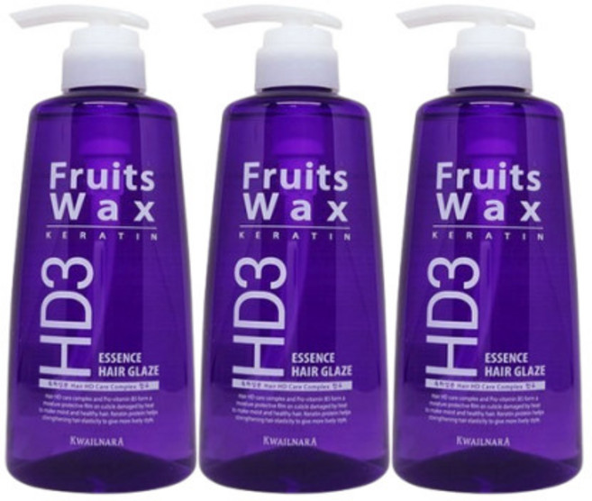 )후르츠왁스 케라틴 에센스 헤어글레이즈500g(과일나라), 500g, 3개