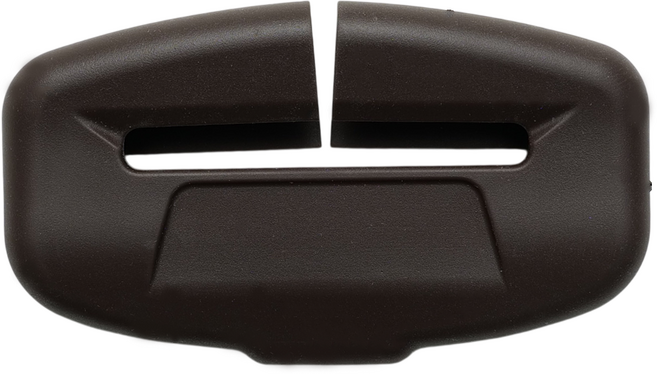 바이어블 자동차 안전벨트 클립 커버 실리콘 버클, 실리콘커버_브라운, 1개