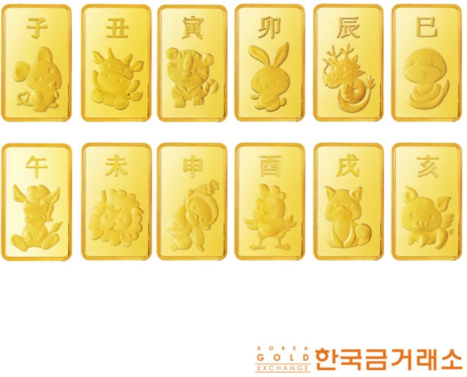 순금 12지 골드바 3.75g - 쿠팡