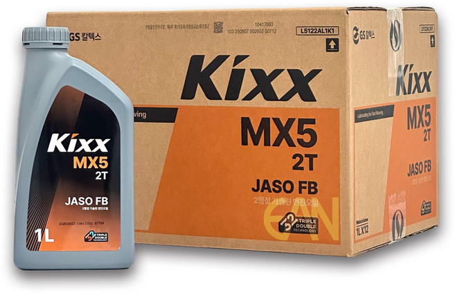 킥스 MX5 2T 2행정 가솔린 엔진오일, 1개, 5w30, 1L