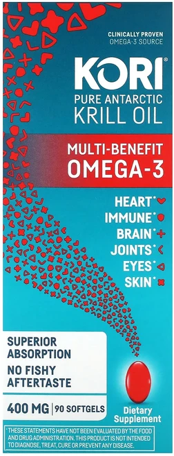 새해 첫좋은선물 Kori 순수 남극 크릴 오일 다양한 효능의 오메가3 소프트젤 90정(소프트젤 1정당 400mg) 제대로 할인합니다, Kori순수남극크릴오일다양한효능의오메가3소프트젤90정소, 1개 - 쿠팡