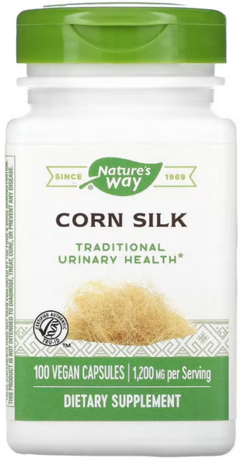미국산 네이처스웨이 옥수수 수염 1200mg 100베지캡슐 콘 실크 Nature's Way Corn Silk 선물증정, 1개, 100정