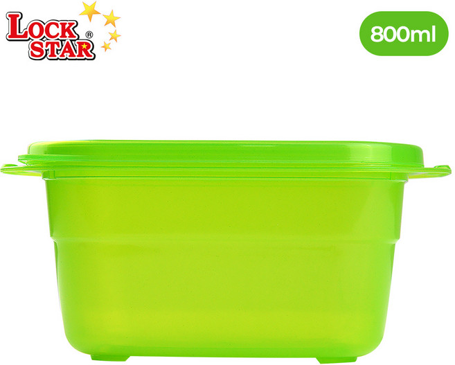 락스타 미라클존 2호(500ml) 3호(800ml) 4호(1.05L) 5호(1.8L) 6호(2.5L) 전자렌지 진공 밀폐용기 반찬통 냉동밥보관, 4개, 2호(대)