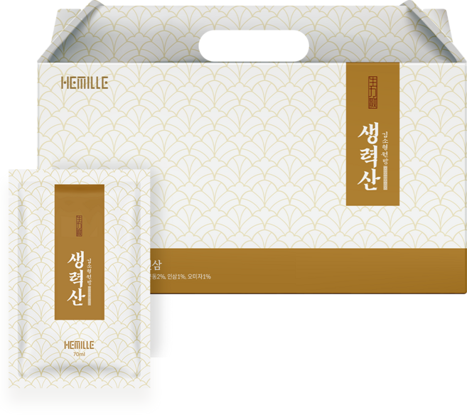 김소형 원장 생력산 국산 볶은 맥문동 진액 오미자 인삼 여름건강 달임액, 70ml, 30개