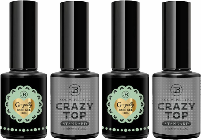 그라시아재팬 그라시아 지젤리베이스 14ml+스탠다드 탑젤 14ml_1세트, 2세트