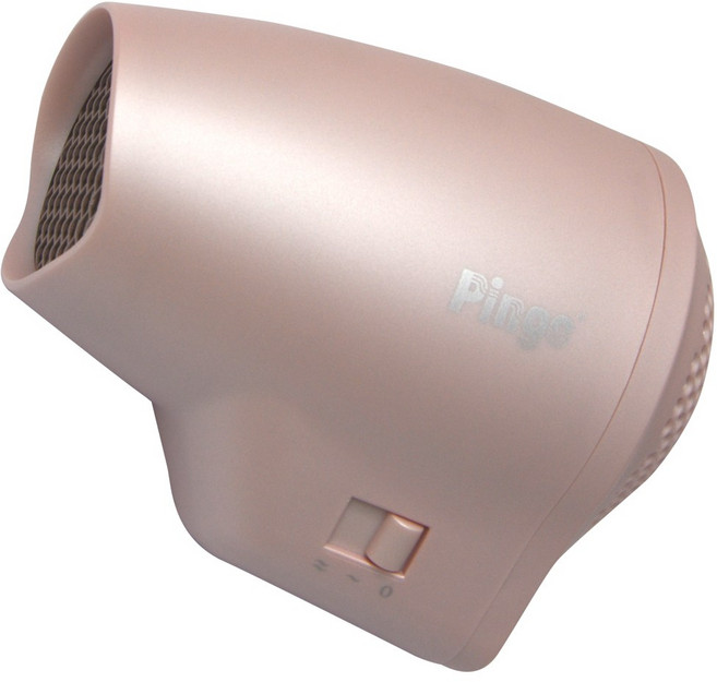 PINGO 台灣品工 Travel Qmini 隨身掌型吹風機, 櫻花粉