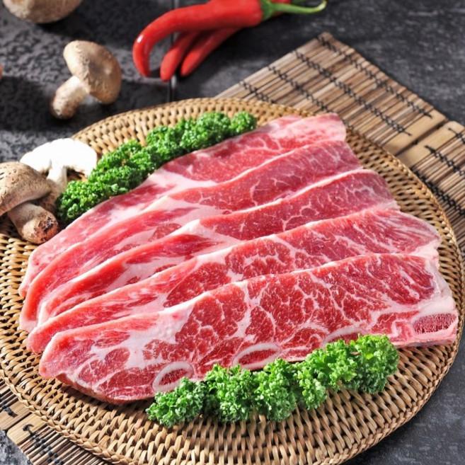멕시코산 프리미엄 LA갈비 대용량 2kg 4kg 6kg 구이 냉동 소갈비, 1개