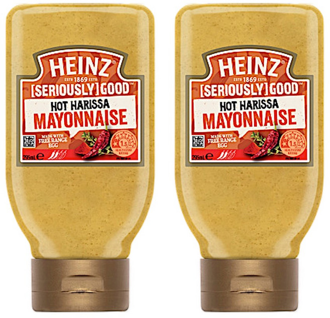 하인즈 Seriously Good 핫 하리사 마요네즈 295ml 2개