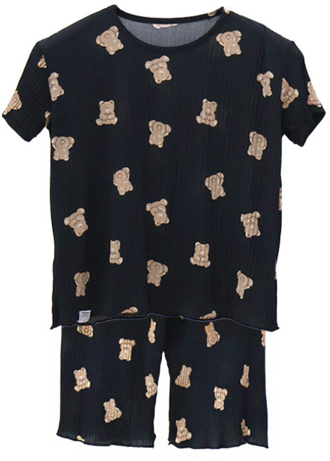 폭스 플리츠 냉감 반팔 7부 잠옷세트 E5 남여 아동