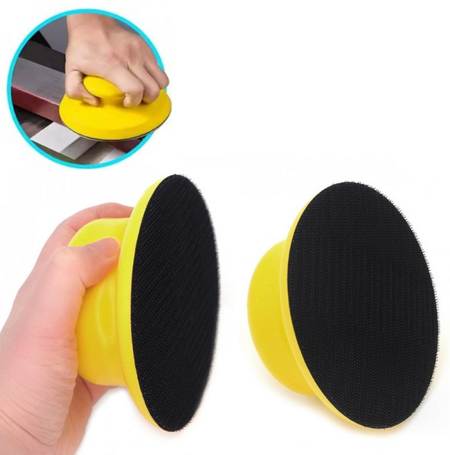 아이베란다 원형 수동 샌딩 샌더기 120mm 사포 샌딩기, 2개