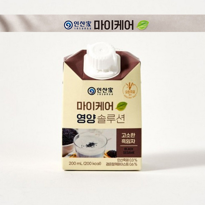 MYCARE 인산가 영양 솔루션 고소한 흑임자, 24개, 200ml