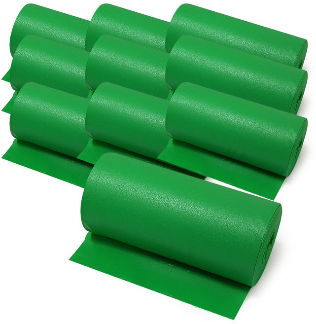 난연성 PVC 보온 매직테이프 녹색, 10개