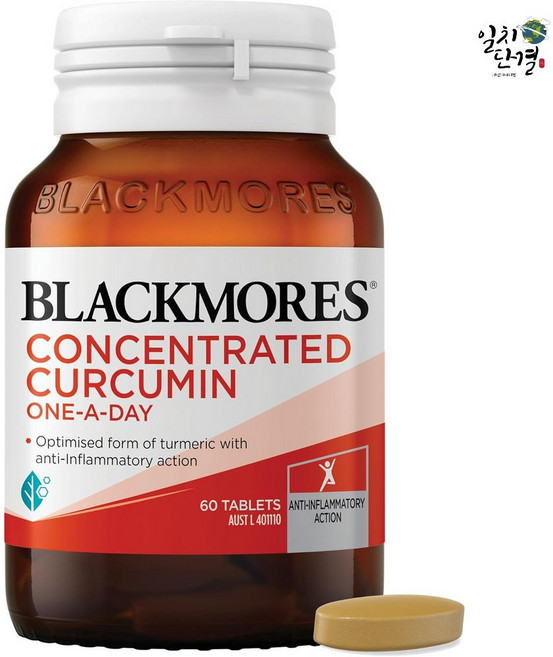 블랙모어스 커큐민 하루한개 60캡슐, 60정, 1개