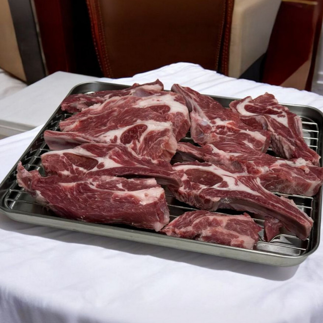 (당일발송) 호주산 양갈비 숄더랙 통숄더랙 캠핑, 1개, 1kg