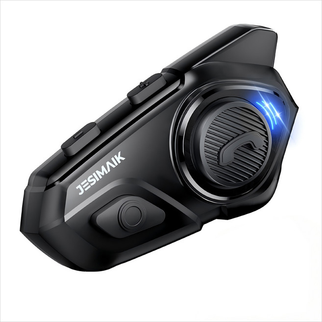 JESIMAIK R16Pro 오토바이 헬멧 블루투스 헤드셋 헬멧용 이어폰 퀄컴 듀얼 칩 6인 통화 FM 라디오 통신 거리 1500m IP67 방수방진 소음제거 HIFI, 단품, 블랙