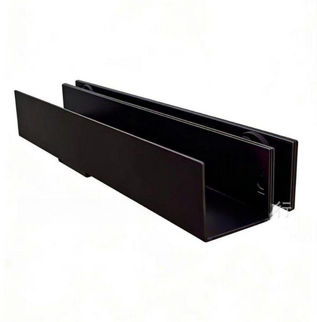 욕실용 무타공 자석 선반 KIFFJOIT, 블랙