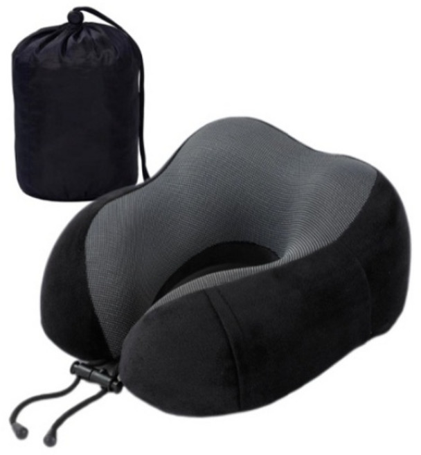 르미나인 여행용 목베개 기내용 비행기 동남아 베트남 일본여행 유럽여행 귀성길 귀경길 메모리폼 목쿠션 파우치포함 귀성길 귀경길 장거리 차량용품 차량용목베개 휴대용목베개 경추목베개 - 목베개