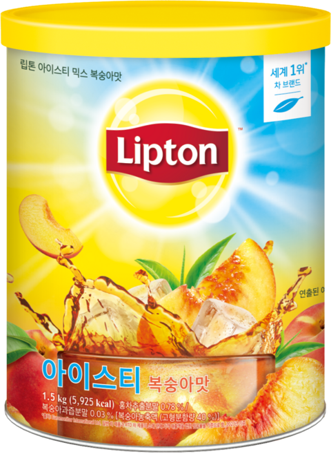 립톤 아이스티 분말 복숭아맛