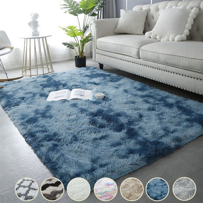ZERA 러그 포근한 터치미 극세사 털러그 층간소음방지 사계절 침실 거실 고급 카펫