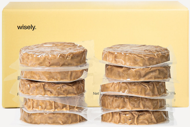 와이즐리 끓여먹는 발효콩 특허균주 국산콩 이계호 교수 개발참여 청국장 찌개용, 10개, 120g