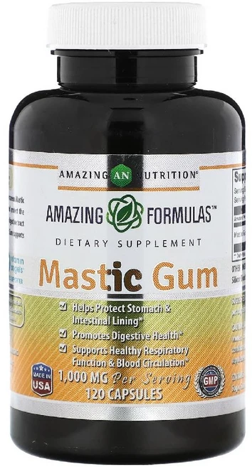 어메이징뉴트리션 매스틱검 Mastic Gum 500mg 120캡슐, 120정, 1개 - 쿠팡