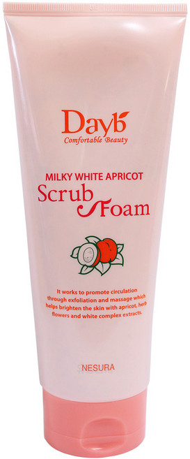 네슈라 데이브 뽀얀 살구 바디스크럽, 230g, 3개