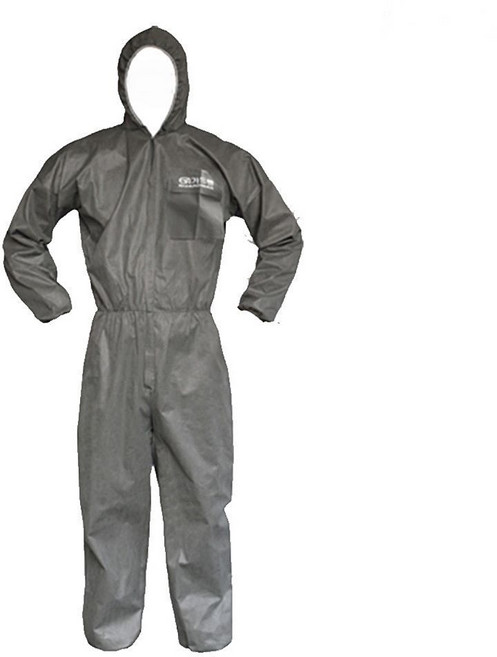 가드맨PP 원피스 작업복 2XL 회색 방진복 위생복 안전, 단품, 1개
