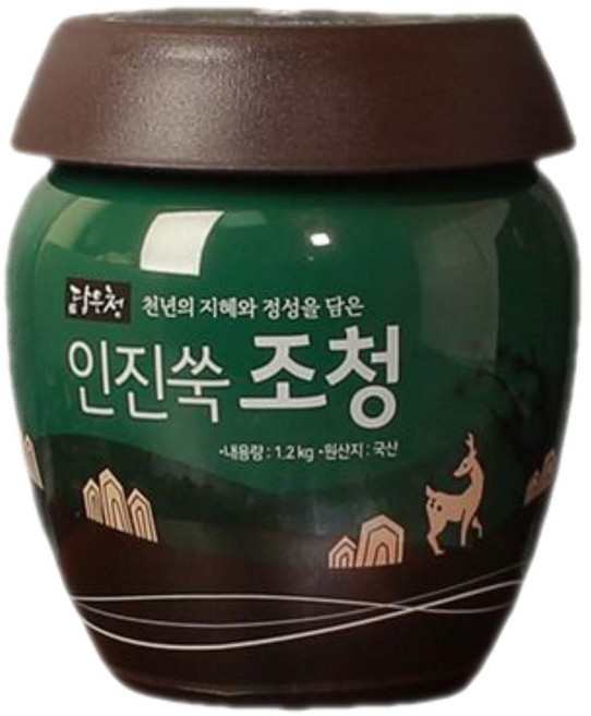 (담은청)인진쑥조청 1.2kg ero*63955Lx, 1개