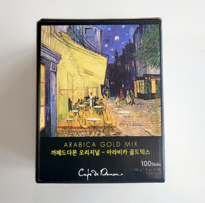 암웨이 까페드다몬 오리지널 - 아라비카 골드믹스, 100개입, 1개, 11.6g, 11.6g