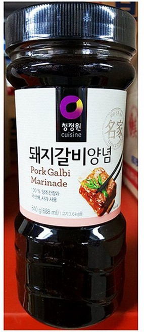 돼지갈비양념 840G X12 닭강정소스, 12박스