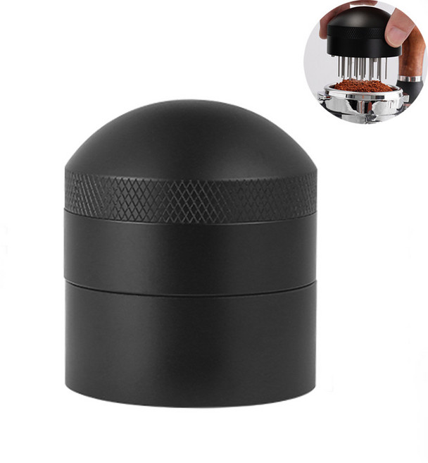 에스프레소 교반기 WDT 도구 21 바늘 분배 51mm 53mm 58mm 포타필터 커피 분말 교반 도구, 51-54mm, 1개