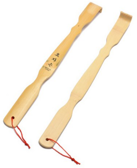 리빙홈디테일 고급 나무 효자손, ALL  (우드색), 2개