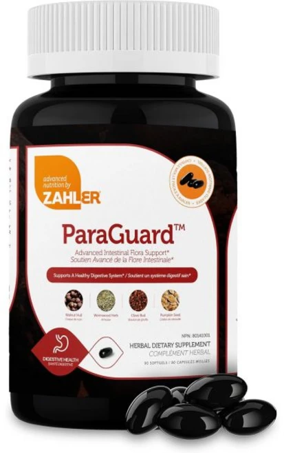 Zahler - ParaGuard Liquid Drops - Gut Health Supplement - Formula has Wormwood Garlic Bulb Pumpk, 90 Count (Pack of 1) - 쿠팡