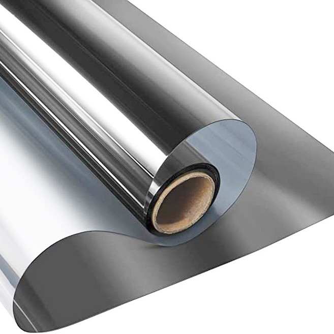 Fowod 0.8m 1.5m 창문 베란다 단열필름 단열시트지 자외선차단 포커스필름, 반투명 실버그레이