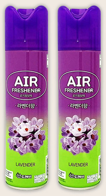 산도깨비 공기청향제 new 라벤다향, 2개, 300ml