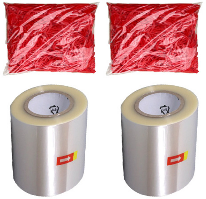 실링용기필름 랩칼 세트 실링기 랩칼 세트상품, 2개, 200m