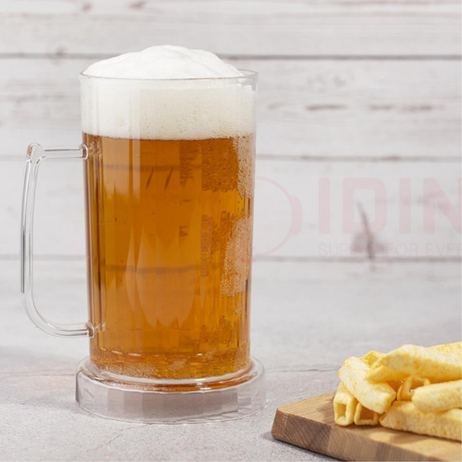 호프 맥주집 생맥잔 깨지지않는 PC 맥주잔 500cc 홈바 펍 맥주컵 맥주피쳐 피쳐 비어, 1개