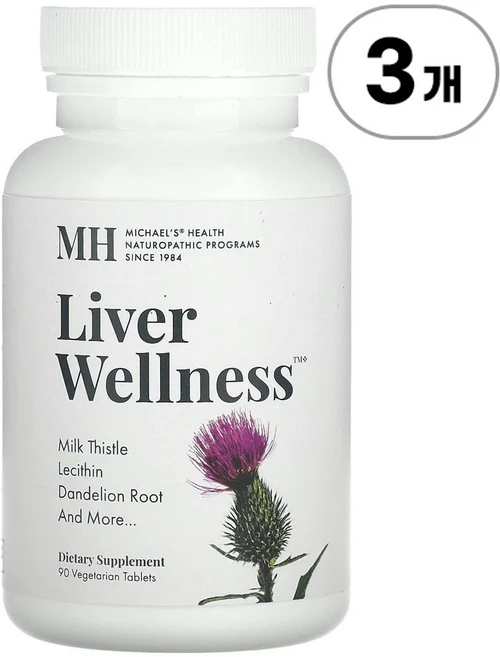 마이클스 헬스 리버 웰니스(간 건강) Michael's Health Liver Wellness 90정, 3개 - 쿠팡